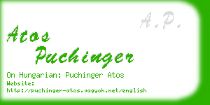 atos puchinger business card